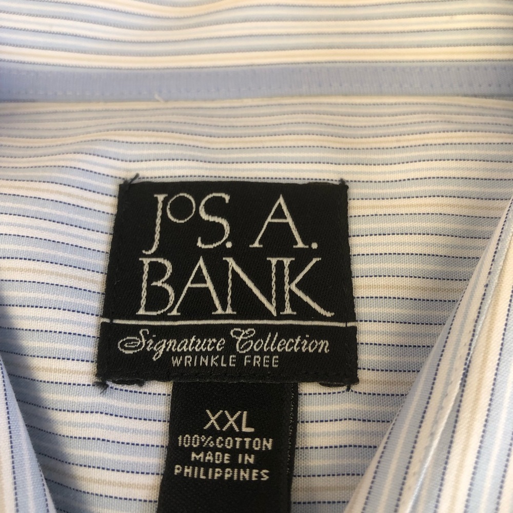Men’s Josęh A Banks Long Sleeved Dress Shirt 2XL - Picture 2 of 3